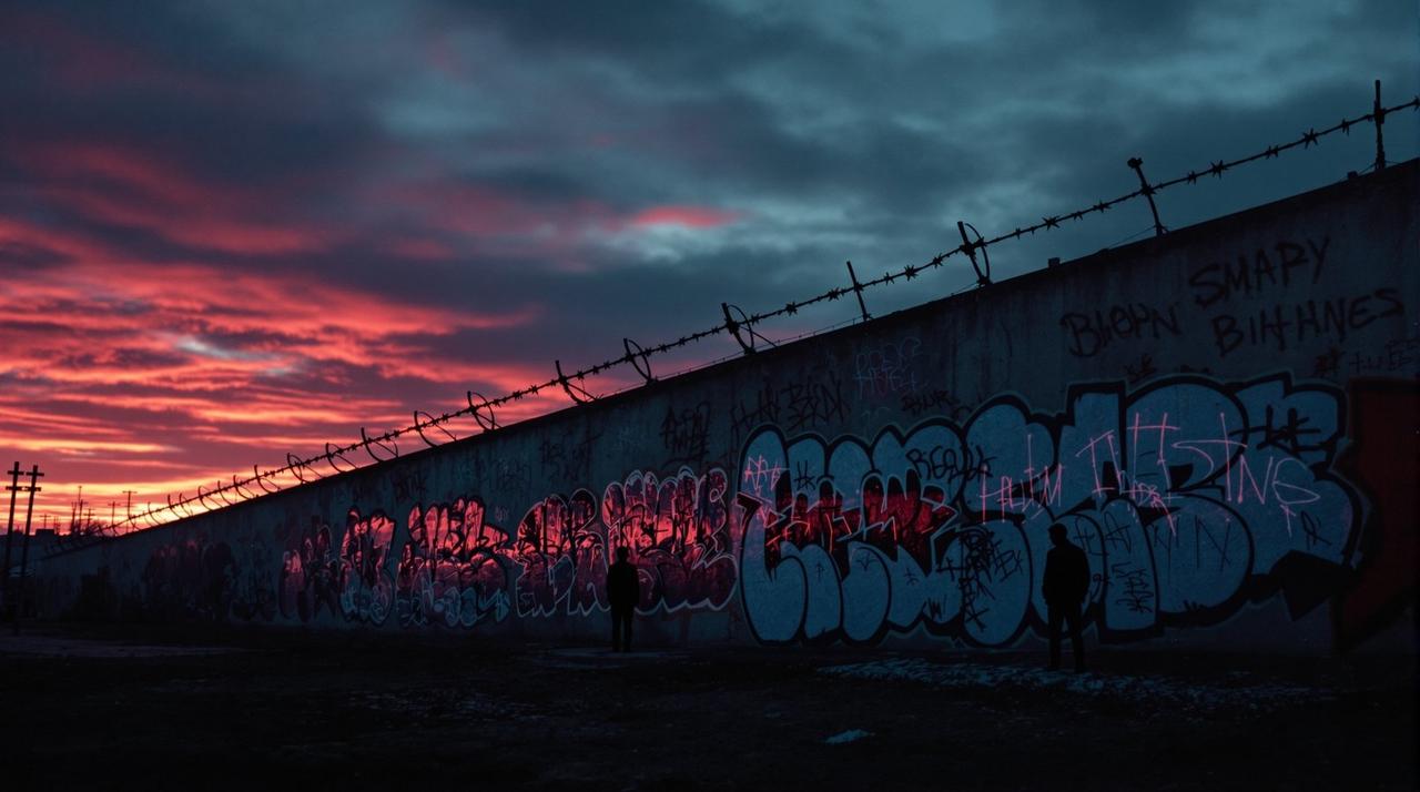 柏林墙下 Beneath the Berlin Wall 月光影视 柏林墙下 电影宽银幕海报